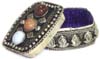Stone Studded Jewellery / Pill box - click here for large view